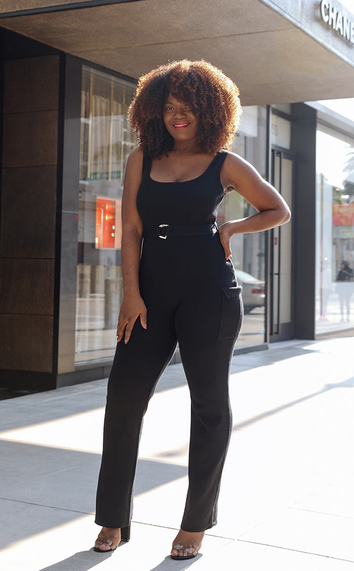 Jumpin’ Jumpin’ | Belted Jumpsuit