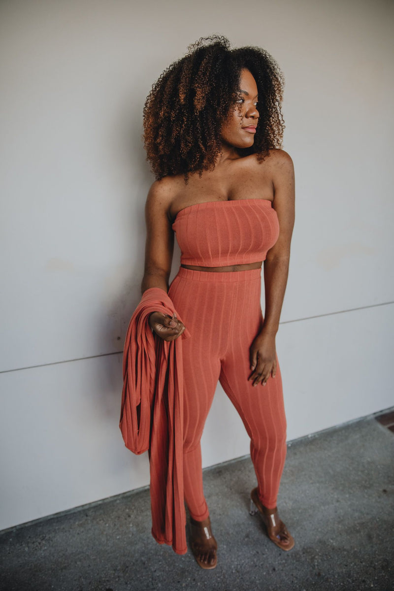 Comfy Slay | 3 Piece Pant Set With Cardigan